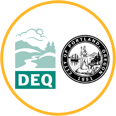 OR DEQ and City of Portland logos