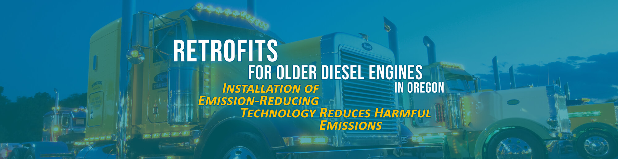 Retrofits for Older Diesel Engines in Oregon