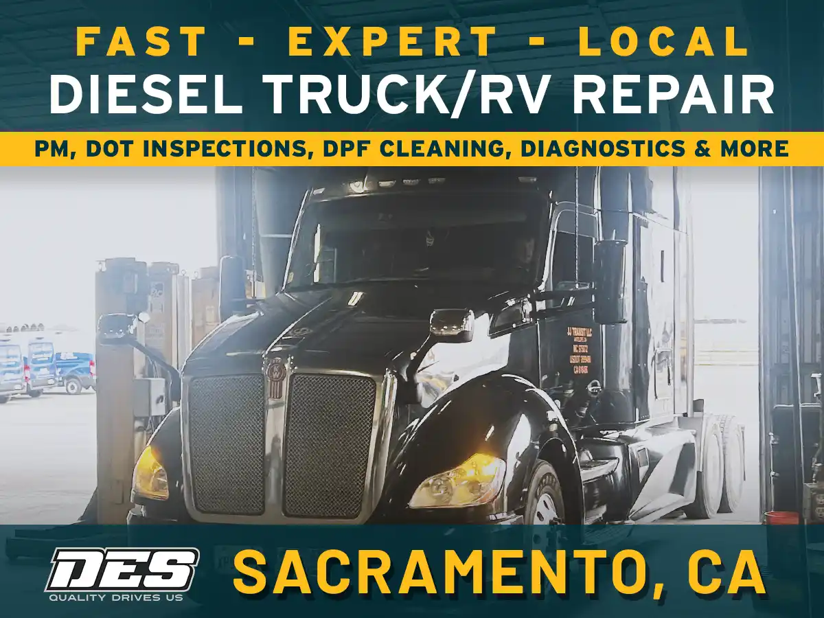 Fast Expert Local Diesel Truck & RV Repair for Sacramento CA